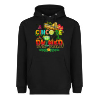 Black Cinco de drinko Heavyweight Hoodie - FaDigitalArtStudio