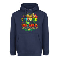 Navy Cinco de drinko Heavyweight Hoodie - FaDigitalArtStudio