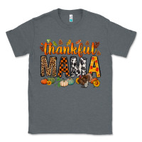 Charcoal Heather thankful mama bbs Classic Tee - BundleAndBundleShop