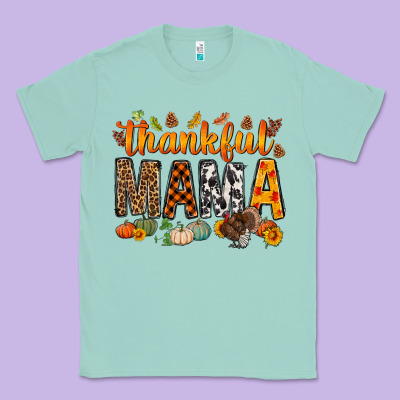 Thankful Mama Bbs Classic Tee Designed By Bundleandbundleshop