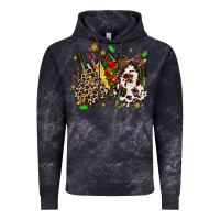Cloud Black hair stylist with christmas tree Vintage Hoodie - MaliasSmallBusiness