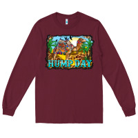 Burgundy hump day camel and desert Long Sleeve Tee - BarkalooDesign