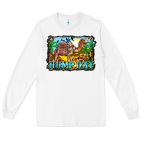 White hump day camel and desert Long Sleeve Tee - BarkalooDesign