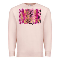 Pale Pink Cancer Brushstroke Premium Sweatshirt - FaDigitalArtStudio