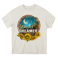 Cream desert dreamer Heavy Core Tee - NancyCooperArtShop