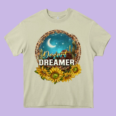 Desert Dreamer Heavy Core Tee Designed By Nancycooperartshop