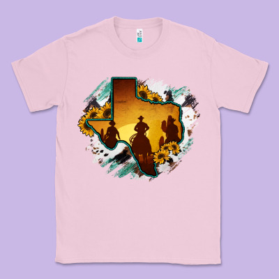 Horsehide Texas Map Cowboys Flag Classic Tee Designed By Ranaportraitstore