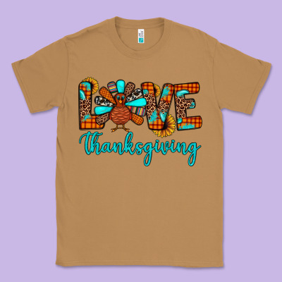 Love Thanksgiving Classic Tee Designed By Jahusdesignshop