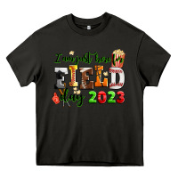 Asphalt I am just here for field day 2023 Heavy Core Tee - AdoDesignShop