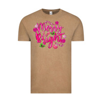 Vintage Coffee merry and bright Vintage Tee - MaliasSmallBusiness