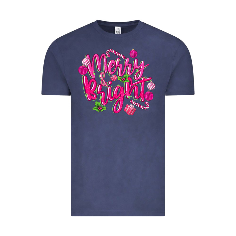 Merry And Bright Vintage Tee by MaliasSmallBusiness | Teevron