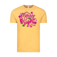 Vintage Mustard merry and bright Vintage Tee - MaliasSmallBusiness
