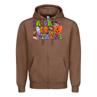 Chestnut trick or treat Zipper Hoodie - CowGirlArtShop
