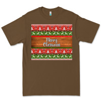 Cacao merry christmas knitted reindeer pattern Premium Tee - Jasminsmagicworld