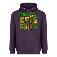 Plum St. Patrick's too cute to pinch Heavyweight Hoodie - OliviaCreatesArt