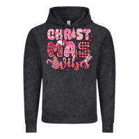 Christmas Vibes Pink Vintage Hoodie | Teevron