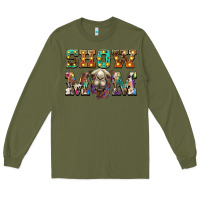 Army Green show mom camel Long Sleeve Tee - BarkalooDesign