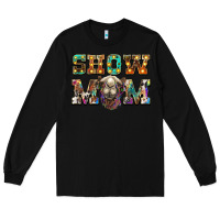 Black show mom camel Long Sleeve Tee - BarkalooDesign