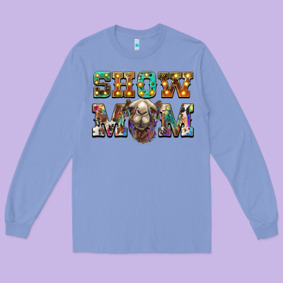 Show Mom Camel Long Sleeve Tee Designed By Barkaloodesign