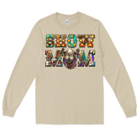 Mushroom show mom camel Long Sleeve Tee - BarkalooDesign