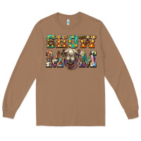 Toasted Coconut show mom camel Long Sleeve Tee - BarkalooDesign