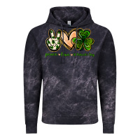Cloud Black peace love st.patrick's day Vintage Hoodie - Jasminsmagicworld