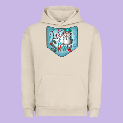 Christmas Pocket Urban Hoodie Designed By Cowhidedigitalart