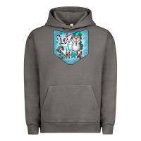 Pigment Tornado Christmas Pocket Urban Hoodie - CowhideDigitalArt