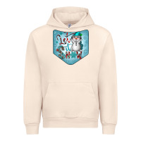 Sandshell Christmas Pocket Urban Hoodie - CowhideDigitalArt