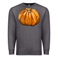 Charcoal Heather Pumpkin Premium Sweatshirt - FaDigitalArtStudio