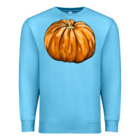 Ocean Blue Pumpkin Premium Sweatshirt - FaDigitalArtStudio