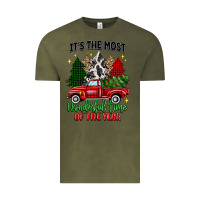 Vintage Olive its the most wonderful time of the year Vintage Tee - MaliasSmallBusiness