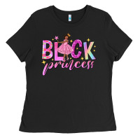Black black princess black girl Ladies Tee - NancyCooperArtShop