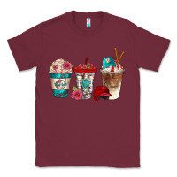 Burgundy western baseball coffee cups bbs Classic Tee - BundleAndBundleShop