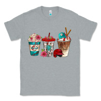 Heather Grey western baseball coffee cups bbs Classic Tee - BundleAndBundleShop