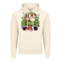 Vintage Artic christmas santa and reindeer truck Vintage Hoodie - MaliasSmallBusiness