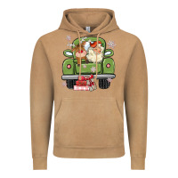 Vintage Camel christmas santa and reindeer truck Vintage Hoodie - MaliasSmallBusiness