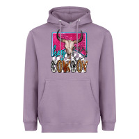 Lavender western hey cowboy Heavyweight Hoodie - OliviaCreatesArt