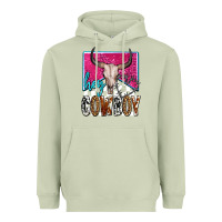 Matcha western hey cowboy Heavyweight Hoodie - OliviaCreatesArt