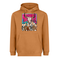 Meerkat western hey cowboy Heavyweight Hoodie - OliviaCreatesArt