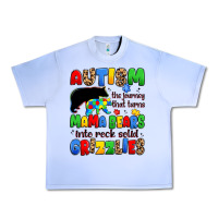 Grape Ice autism the journey that turns mama bears Urban Heavy Tee - JahusDesignShop