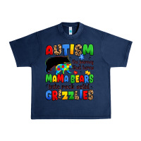 Navy autism the journey that turns mama bears Urban Heavy Tee - JahusDesignShop