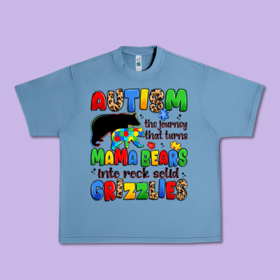 Autism The Journey That Turns Mama Bears Urban Heavy Tee Designed By Jahusdesignshop