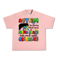 Salmon autism the journey that turns mama bears Urban Heavy Tee - JahusDesignShop