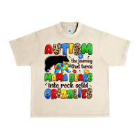 Sandshell autism the journey that turns mama bears Urban Heavy Tee - JahusDesignShop