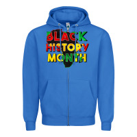 True Royal black history month Zipper Hoodie - CowGirlArtShop