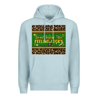 Blue Mist Dead inside but feeling lucky 20oz skinny tumbler Premium Hoodie - HowdyJamesFarm