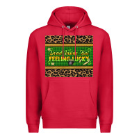 Cardinal Dead inside but feeling lucky 20oz skinny tumbler Premium Hoodie - HowdyJamesFarm