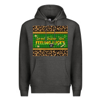 Charcoal Heather Dead inside but feeling lucky 20oz skinny tumbler Premium Hoodie - HowdyJamesFarm