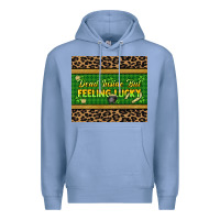 Colony Blue Dead inside but feeling lucky 20oz skinny tumbler Premium Hoodie - HowdyJamesFarm